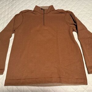 Johnston & Murphy Caramel/Tan Quarter Zip